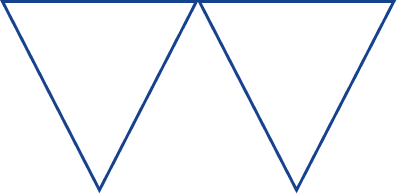 white triangle